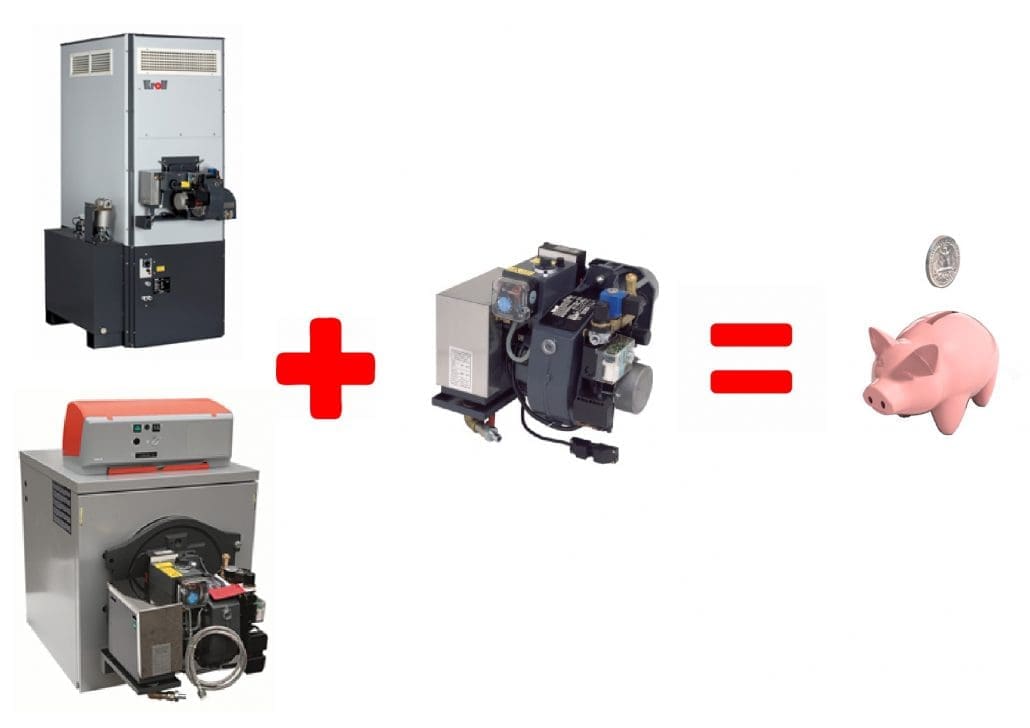 waste/multi oil burner- saving