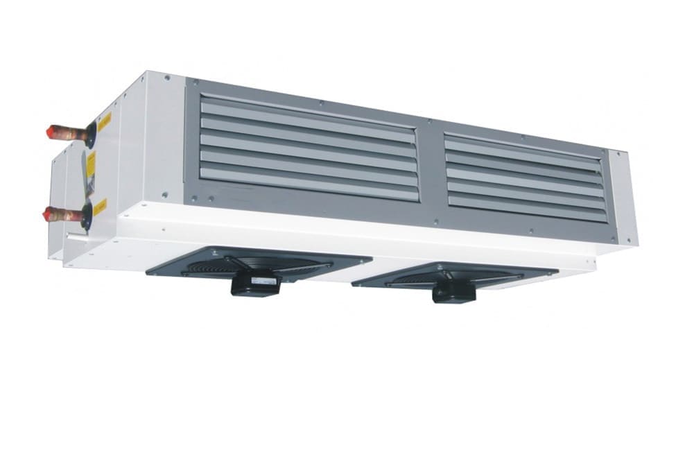 ceiling mounted heating and cooling unit, heating and cooling system,heating and cooling unit