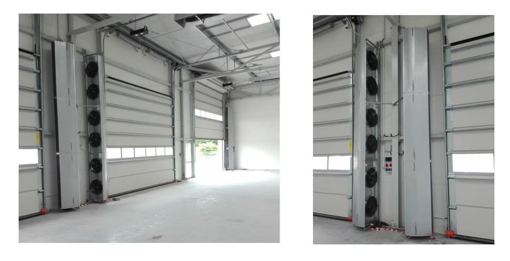 vertical electric air curtain; industrial air curtain; commercial air curtain heaters; Vertical Door Air Curtains;