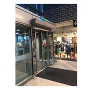 commercial over door heaters from Flexiheat UK; commercial air curtain heaters; commercial air curtain; commercial overhead door heaters;