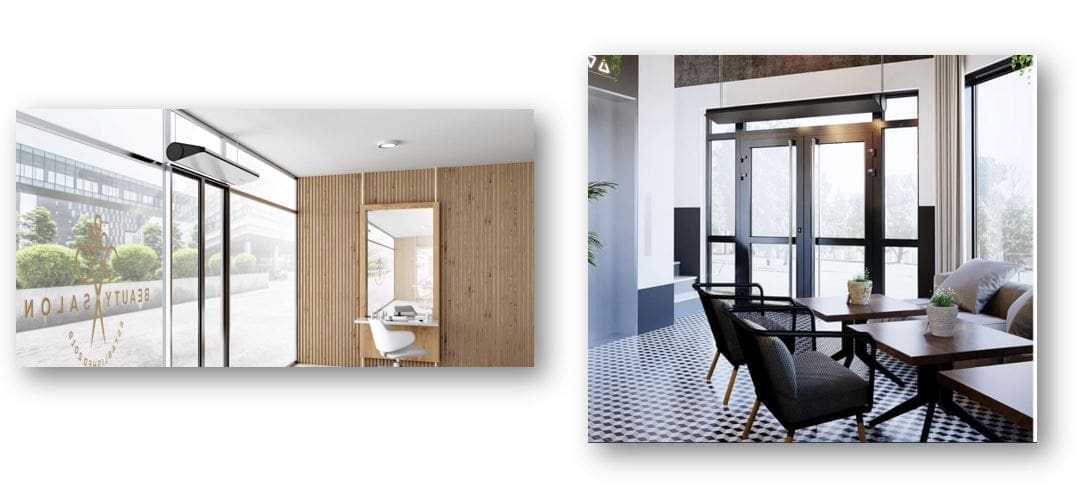 slim air curtian; single phase; energy saving; door heaters; electric heating; heating elements; volts;