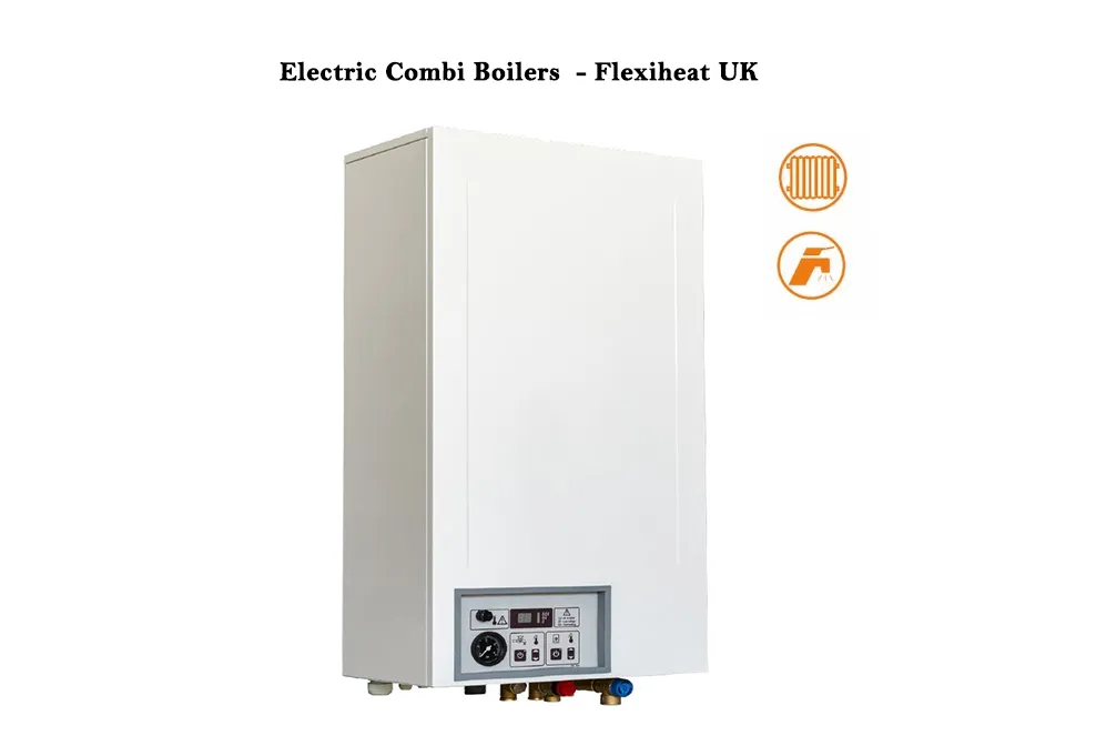 Electric combi boilers or combination boilers for central heating and hot water heating for properties without the need for a hot water cylinder