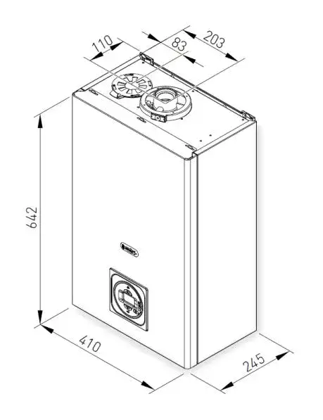 SF14 on demand water heater dimensions Flexiheat UK