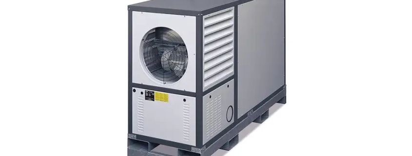 Larger output indirect oil fired or gas fired mobile heaters – which are indirect fired warm air heating systems for providing temporary or permanent heating to warehouses or warehousing with temperature control via thermostats from Flexiheat UK