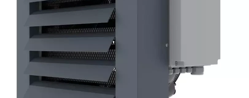 Industrial Fan Heater or electric heaters for heating warehouses etc with thermostat for temperature control from Flexiheat UK
