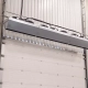 Industrial air curtains or air doors heated or ambient air for distribution centres and warehousing using an energy efficient high airflow fan to protect the indoor air from the exterior environment Flexiheat UK