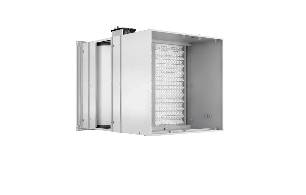 Mixing chamber for the LEO warm air heaters