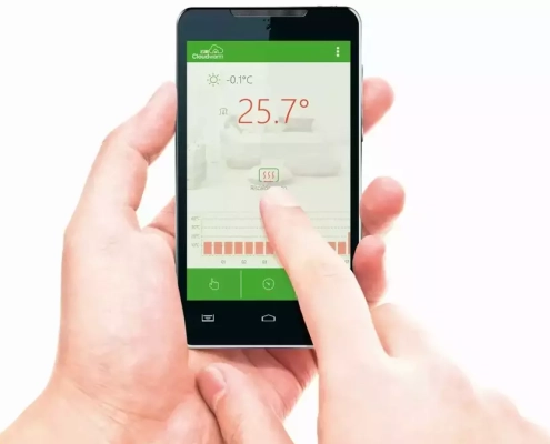 cloud warm app to control the boiler from your mobile phone or tablet