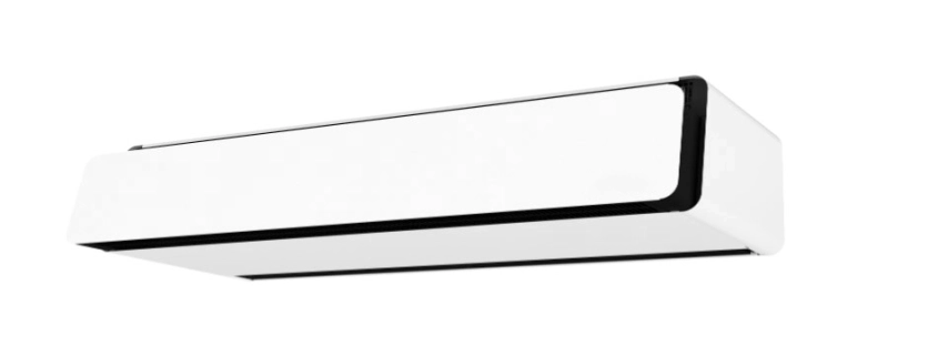Heat pump air curtains from Flexiheat UK used with hot water heat pumps that have a high energy efficiency ratio or coefficient of performance or with low temperature heating system supplied by gas or oil boilers which are under 60 degrees C flow temperature