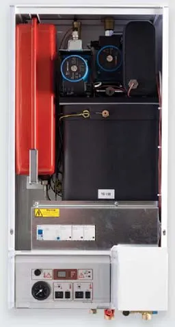 electric combination boiler for central heating and heating hot water which are high-efficiency boilers for low carbon heating with a renewable energy tariff