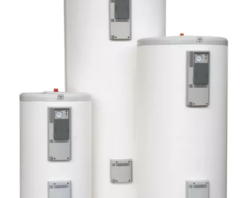 Twin coil cylinders or hot water tanks which are hot water storage cylinders that often use a zero or low carbon energy source such as solar energy or a heat pump system – either an energy-efficient air source heat pump or ground source heat pump to heat the hot water tank via the lower heat exchanger and a boiler for the upper heat exchanger. This way you are achieving decarbonisation or a low-carbon domestic hot water system.