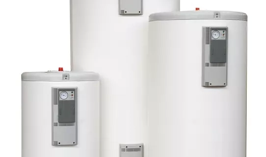 Twin coil cylinders or hot water tanks which are hot water storage cylinders that often use a zero or low carbon energy source such as solar energy or a heat pump system – either an energy-efficient air source heat pump or ground source heat pump to heat the hot water tank via the lower heat exchanger and a boiler for the upper heat exchanger. This way you are achieving decarbonisation or a low-carbon domestic hot water system.