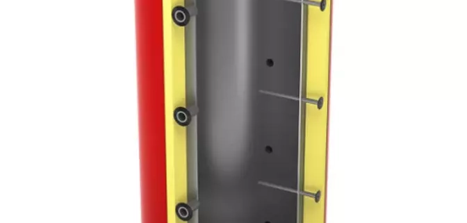 1000 Litre buffer vessel or tank from Flexiheat UK