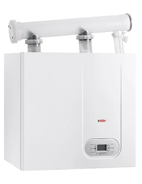 R1K75 gas boiler with common flue header option