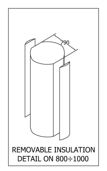 Removeable insulation system on our 1000 Litre buffer vessel Flexiheat UK