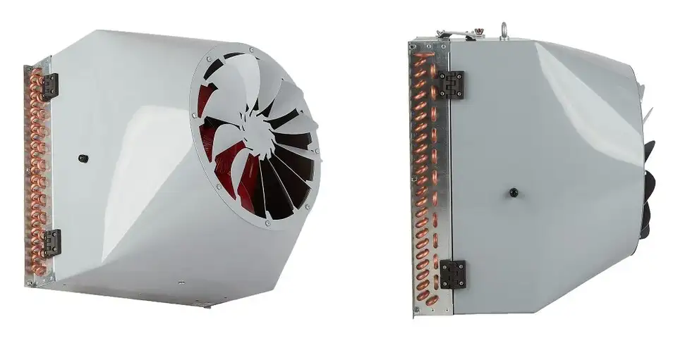 Poultry heaters hot water fed from Flexiheat UK