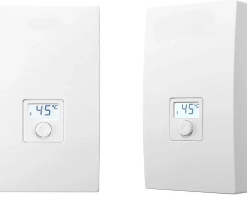 Electric instantaneous water heaters are energy-saving on demand instant water heaters and are also called an electric tankless water heater - from 9kW to 27kW output from Flexiheat UK