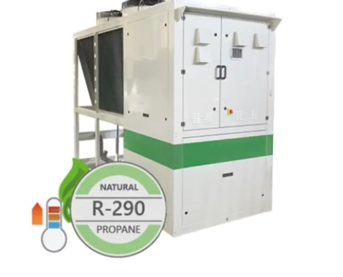 Commercial air source heat pump range for heating and cooling or air conditioning of commercial premises from Flexiheat UK