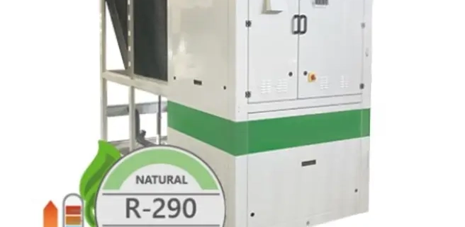 Commercial air source heat pump range for heating and cooling or air conditioning of commercial premises from Flexiheat UK