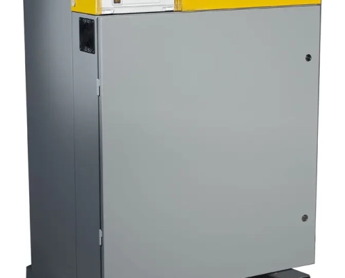 A picture of our industrial electric hot water boilers for electric heating systems with an output range from 30kw to 5mW, with high thermal efficiency these electric boilers are suitable for district heating schemes or larger industrial buildings.