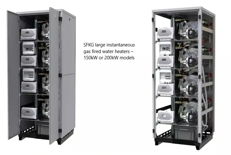 instantaneous gas water heaters; gas water heaters in cascade; lpg multipoint water heater; gas fired condensing water heaters; condensing water heater;