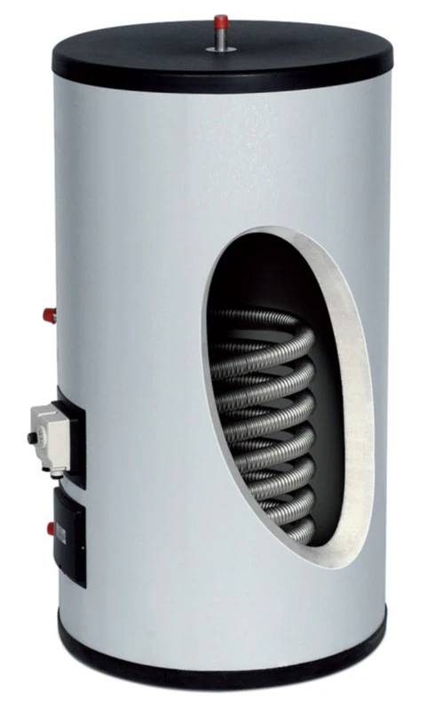 250 Litre indirect unvented cylinder in stainless steel for the delivery of mains pressure hot water heating with no expansion vessel required and reduce heat loss manufactured insulation for low water heating losses and with wras independent approvals from Flexiheat UK