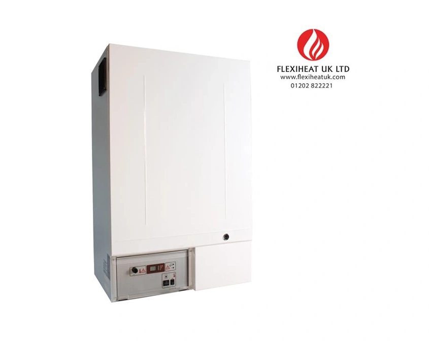 Wall mounted electric boilers 18kW to 96kW output can also be floor mounted with our floor mounting frame kit from Flexiheat UK
