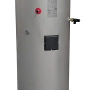 120 Litre direct unvented cylinder in highly corrosion resistant duplex stainless steel with 2 x 3kW immersion heaters for mains pressure hot water