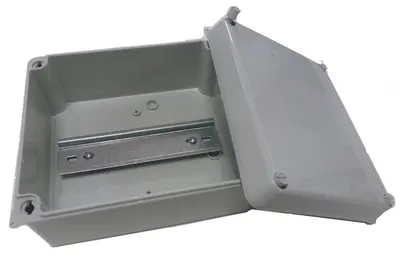 DIN rail electrical enclosure box