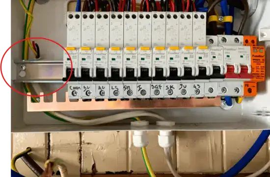 Electric consumer board picture