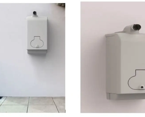 External gas water heater range in LPG propane or natural gas fired options from Flexiheat UK