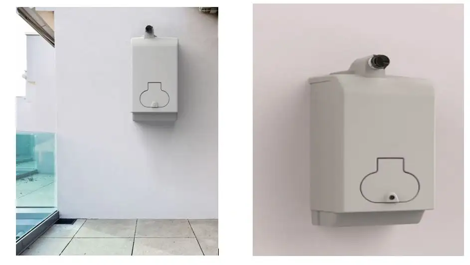 External gas water heater range in LPG propane or natural gas fired options from Flexiheat UK