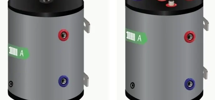 50 litre buffer tank wall or floor mounted in stainless steel from Flexiheat UK