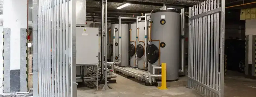 Low height buffer tanks or vessels from 2,000 to 5,000 litres for heating or chilled water services from Flexiheat UK