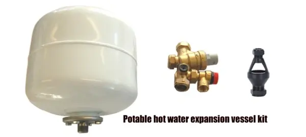 potable hot water expansion vessel kit from flexiheat uk