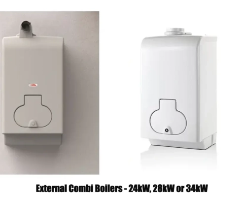 external combi boilers gas fired natural gas or LPG (propane) from Flexiheat uk